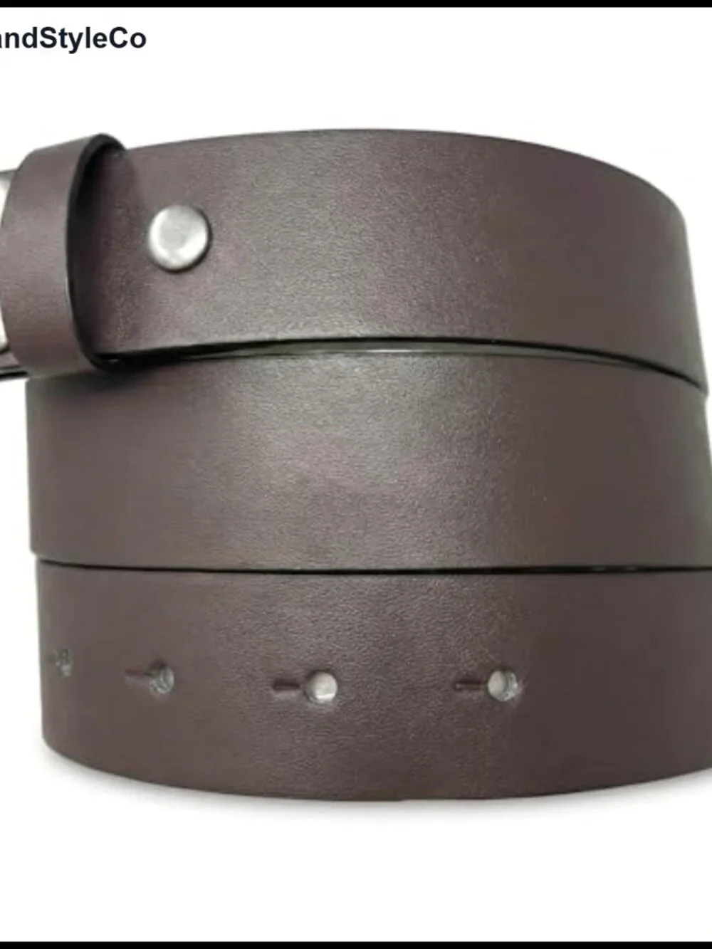 Genuine Bonded Leather Belt Strap 1.25 Wide Interchangeable